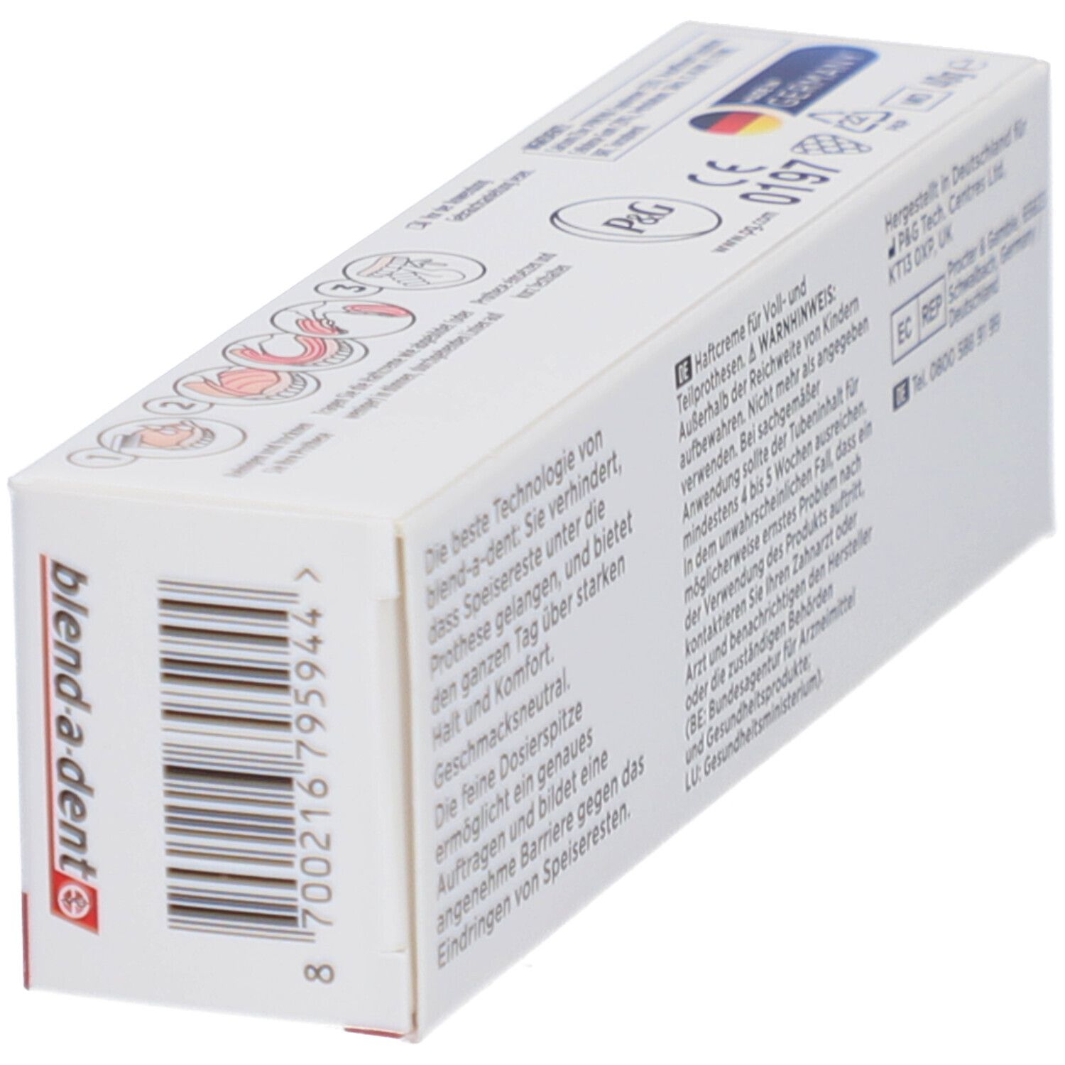 BLEND-A-DENT® Complete Haftcreme Geschmacksneutral