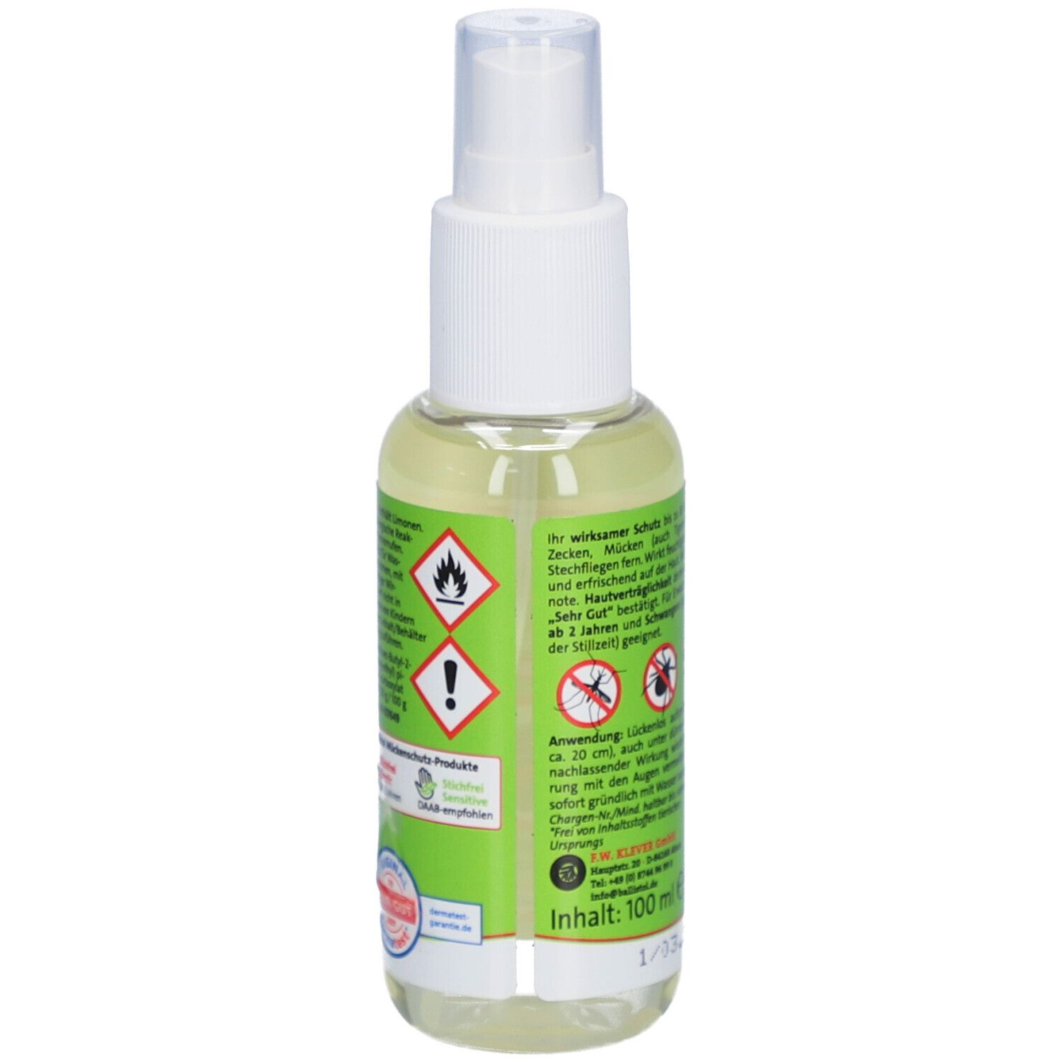 STICHFREI Zeckenschutz Pumpspray