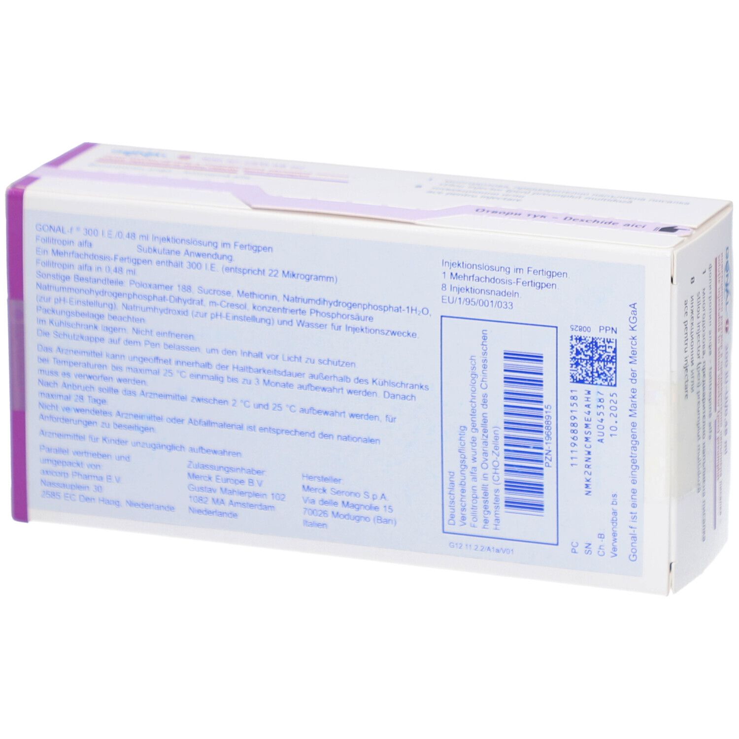 GONAL-f 300 I.E./0,48 ml 22 Mikr./0,48ml Fertigpen
