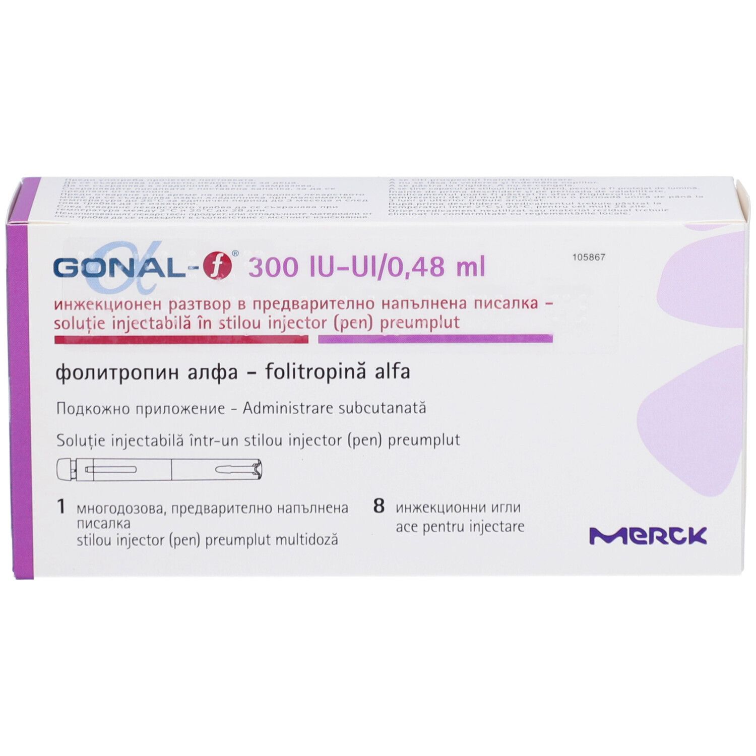 GONAL-f 300 I.E./0,48 ml 22 Mikr./0,48ml Fertigpen