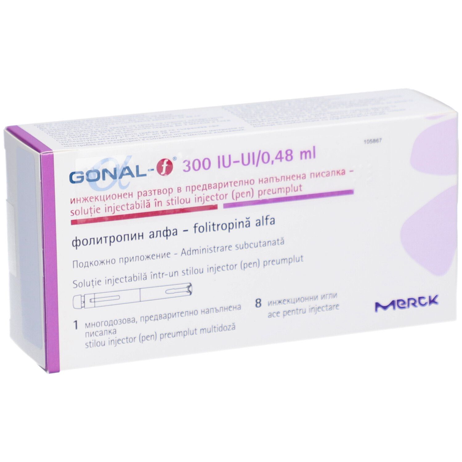GONAL-f 300 I.E./0,48 ml 22 Mikr./0,48ml Fertigpen