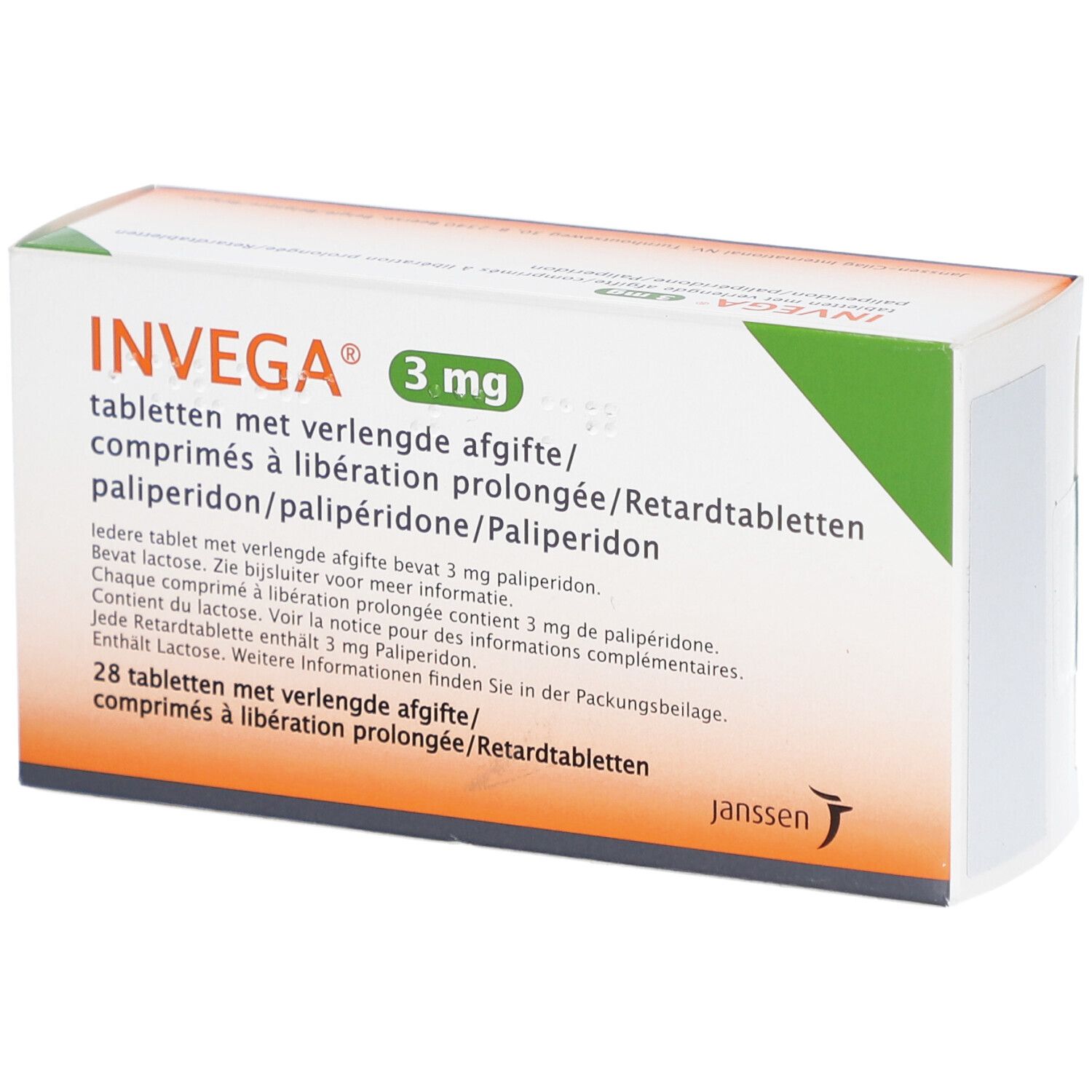 INVEGA 3 mg Retardtabletten