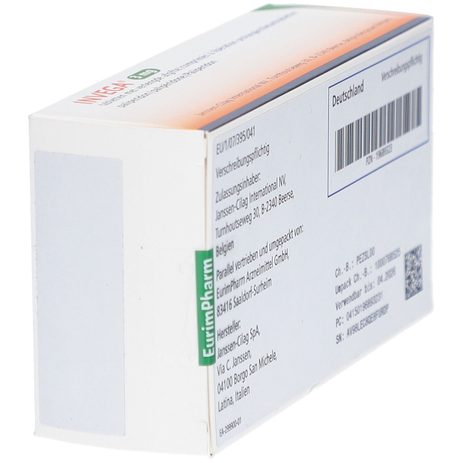 INVEGA 3 mg Retardtabletten