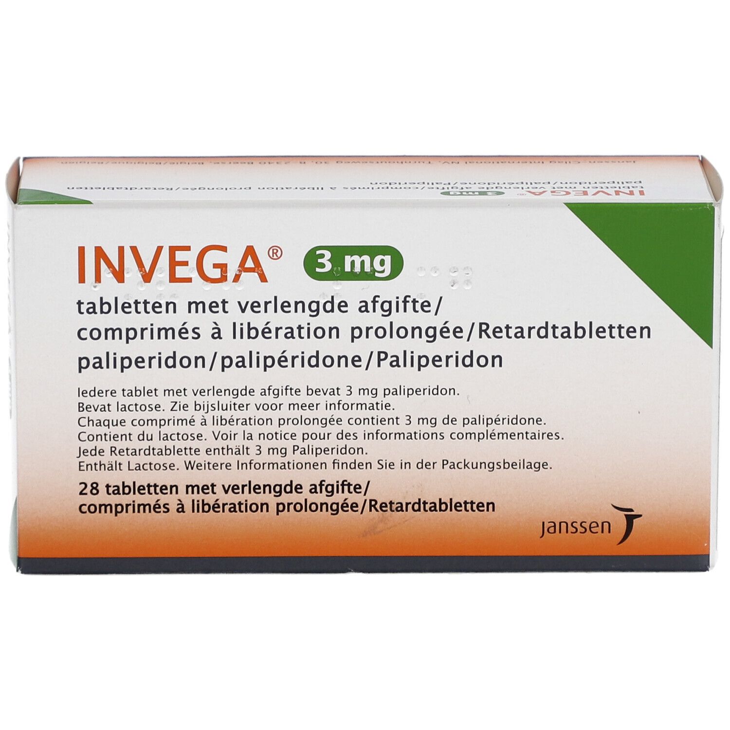 INVEGA 3 mg Retardtabletten