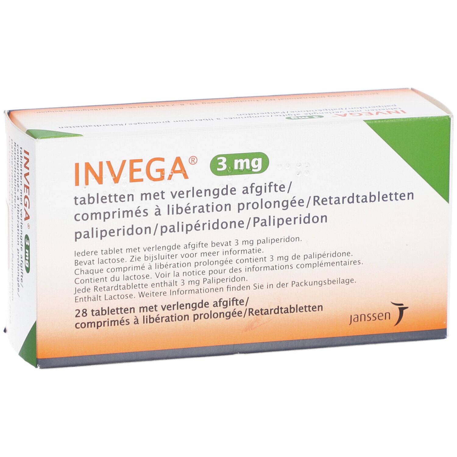 INVEGA 3 mg Retardtabletten