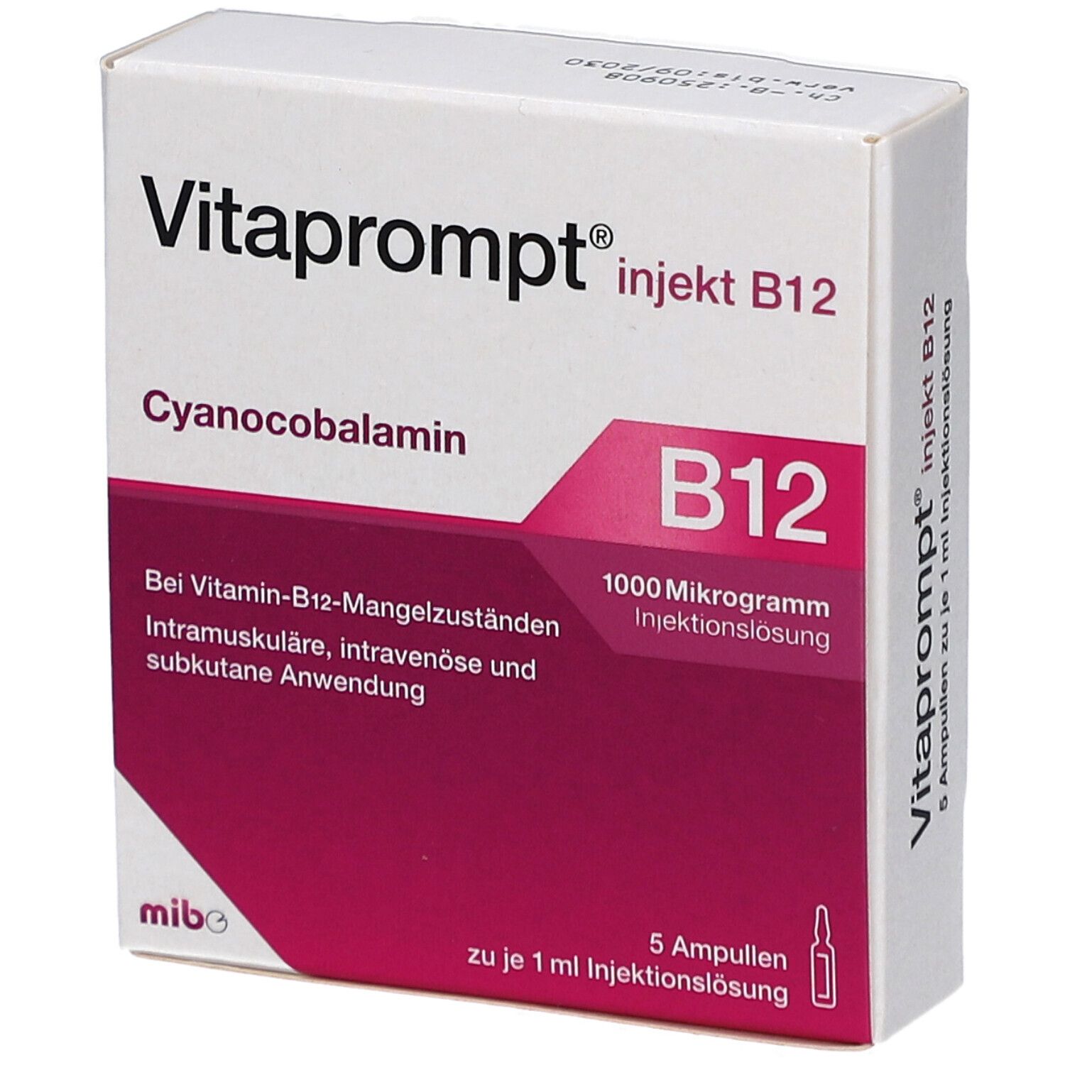 Vitamin B12 1000 µg inject JENAPHARM® 5x1 ml