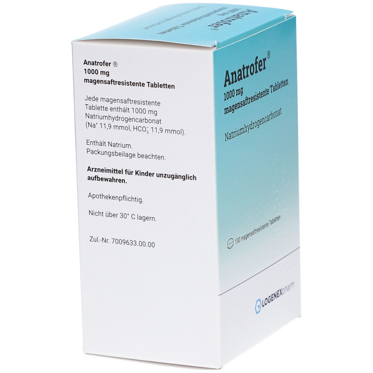ANATROFER 1000 mg magensaftresistente Tabletten