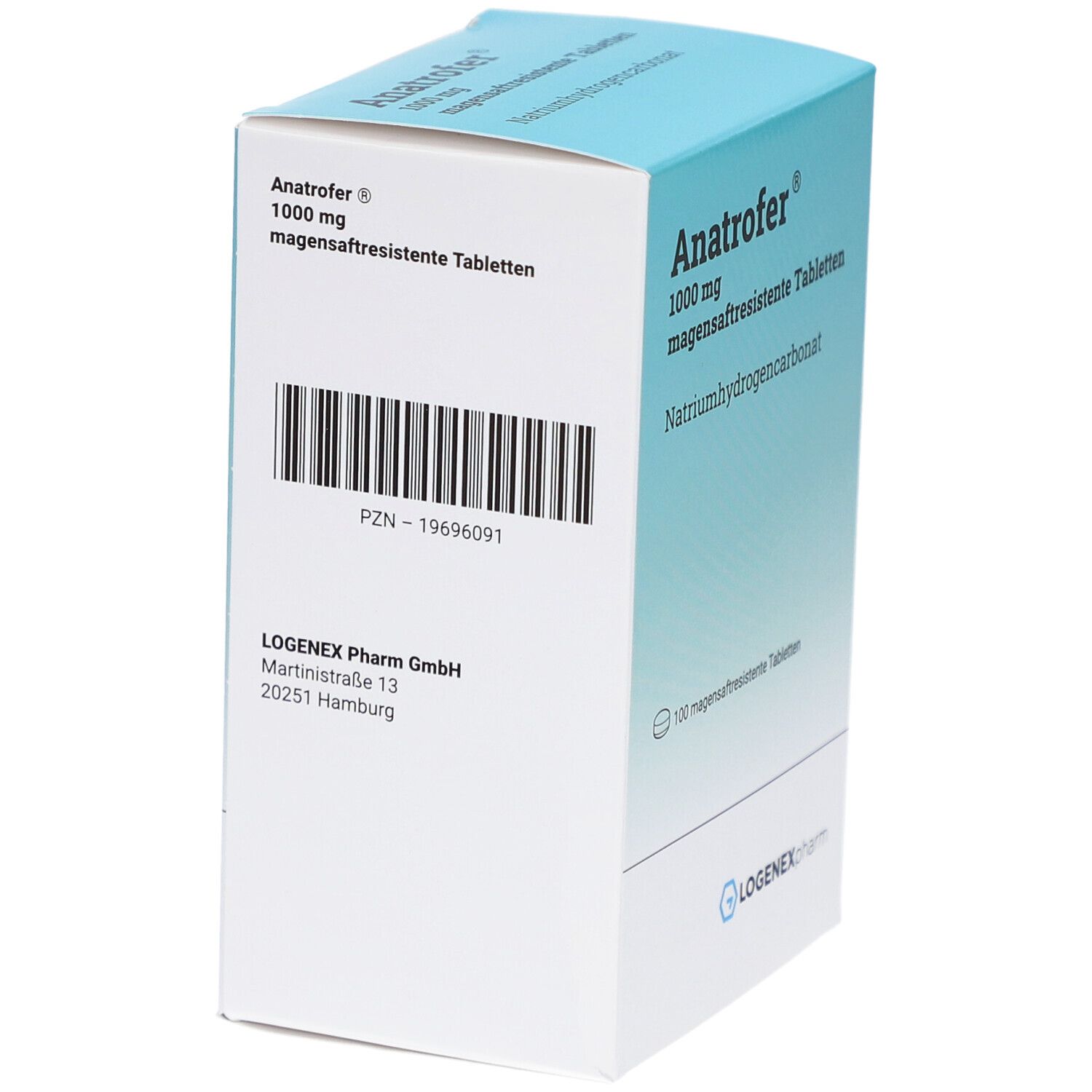 ANATROFER 1000 mg magensaftresistente Tabletten