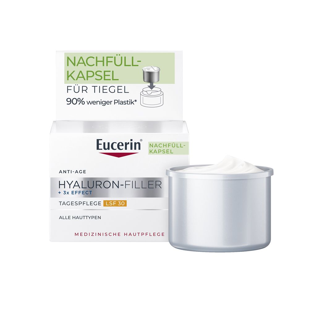 Eucerin® Hyaluron-Filler + 3x Effect Tag LSF 30 Nachfüllkapsel
