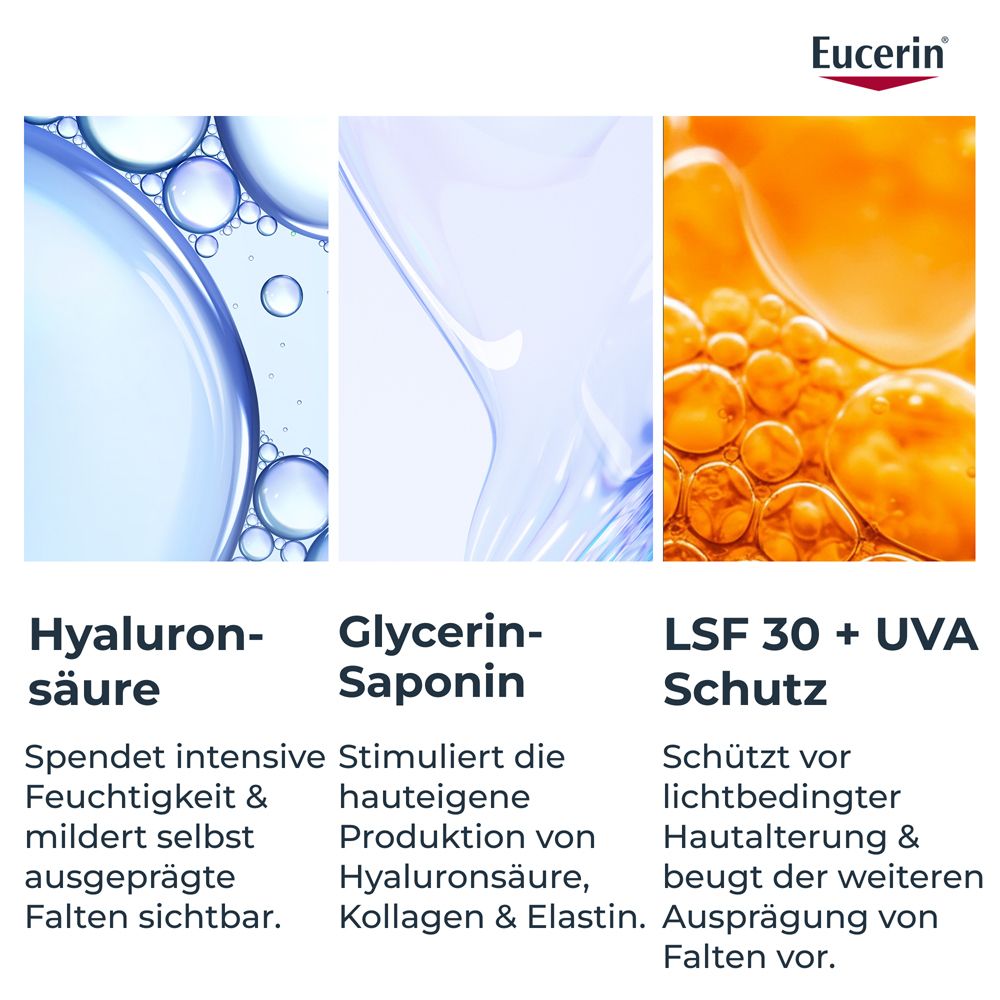 Eucerin® Hyaluron-Filler + 3x Effect Tag LSF 30 Nachfüllkapsel