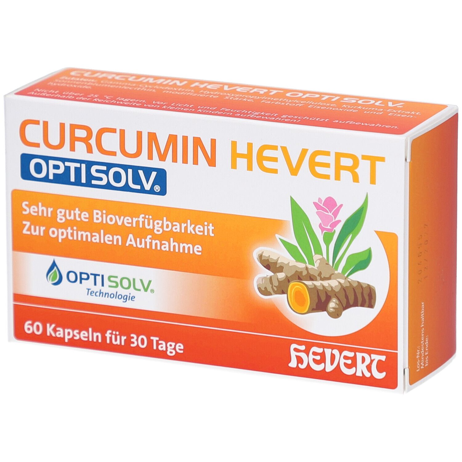 Curcumin Hevert OptiSolv Kapseln 60 St