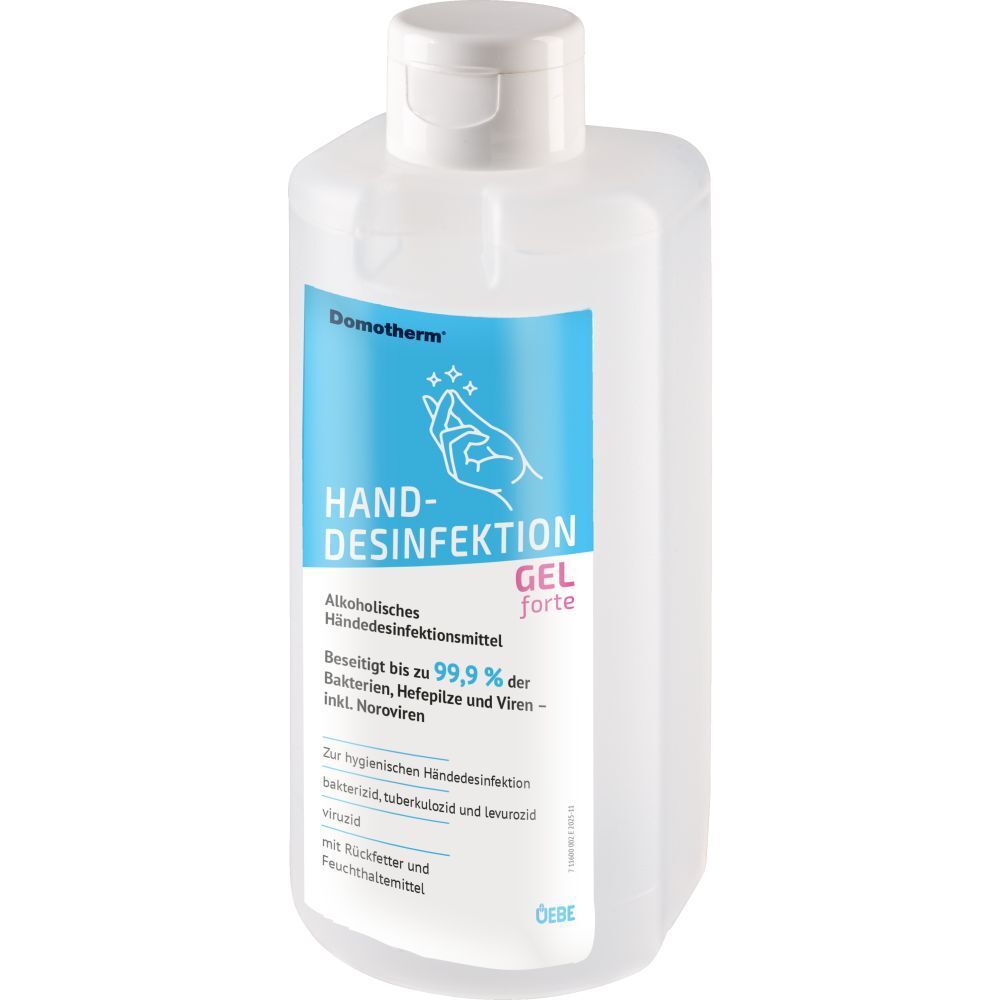 Domotherm Hand-Desinfektions-Gel forte ohne Pump. 500 ml Gel