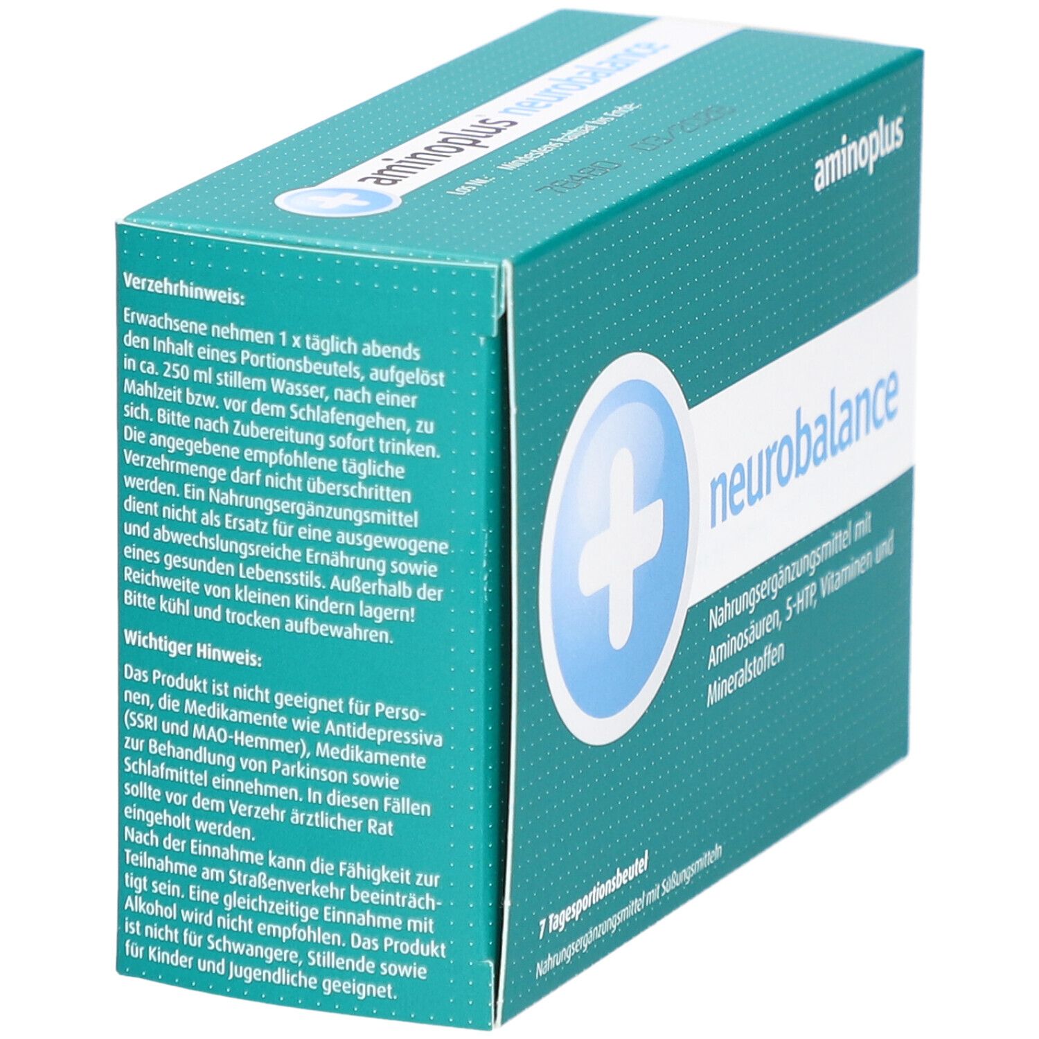 aminoplus neurobalance – 7 Tagesportionen mit 5-HTP, Vitaminen & Mineralstoffen