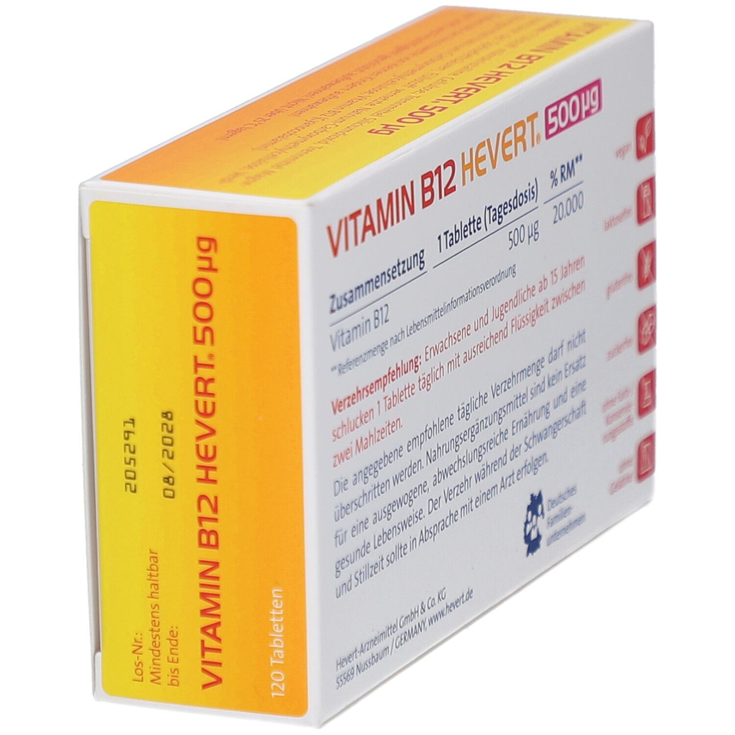 Vitamin B12 Hevert 500 µg
