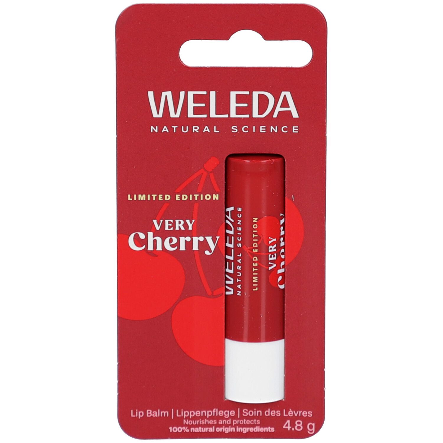 Weleda Very Cherry Lippenpflege 4,8 g Lippenschutz