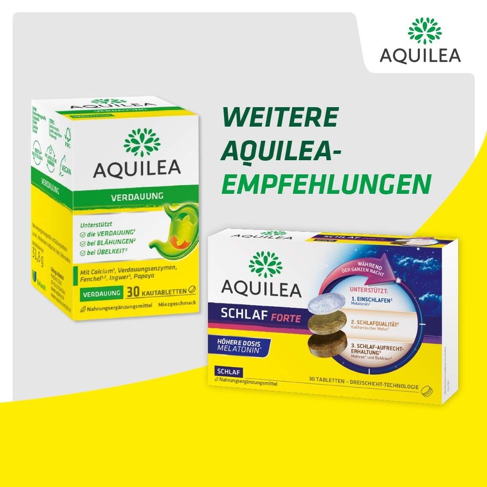 Aquilea Verdauung und Schlaf Forte Packungen. Weitere Empfehlungen.