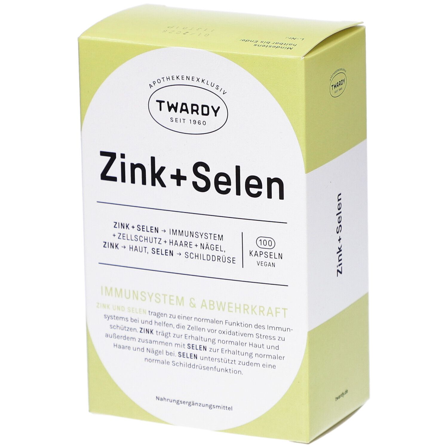 Zink+Selen Kapseln vegan 100 St