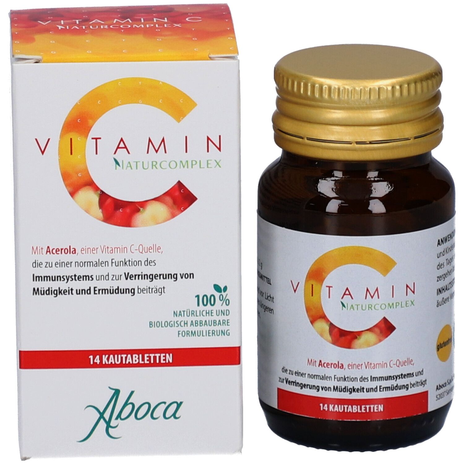 Vitamin C Naturcomplex Kautabletten mit Acerola