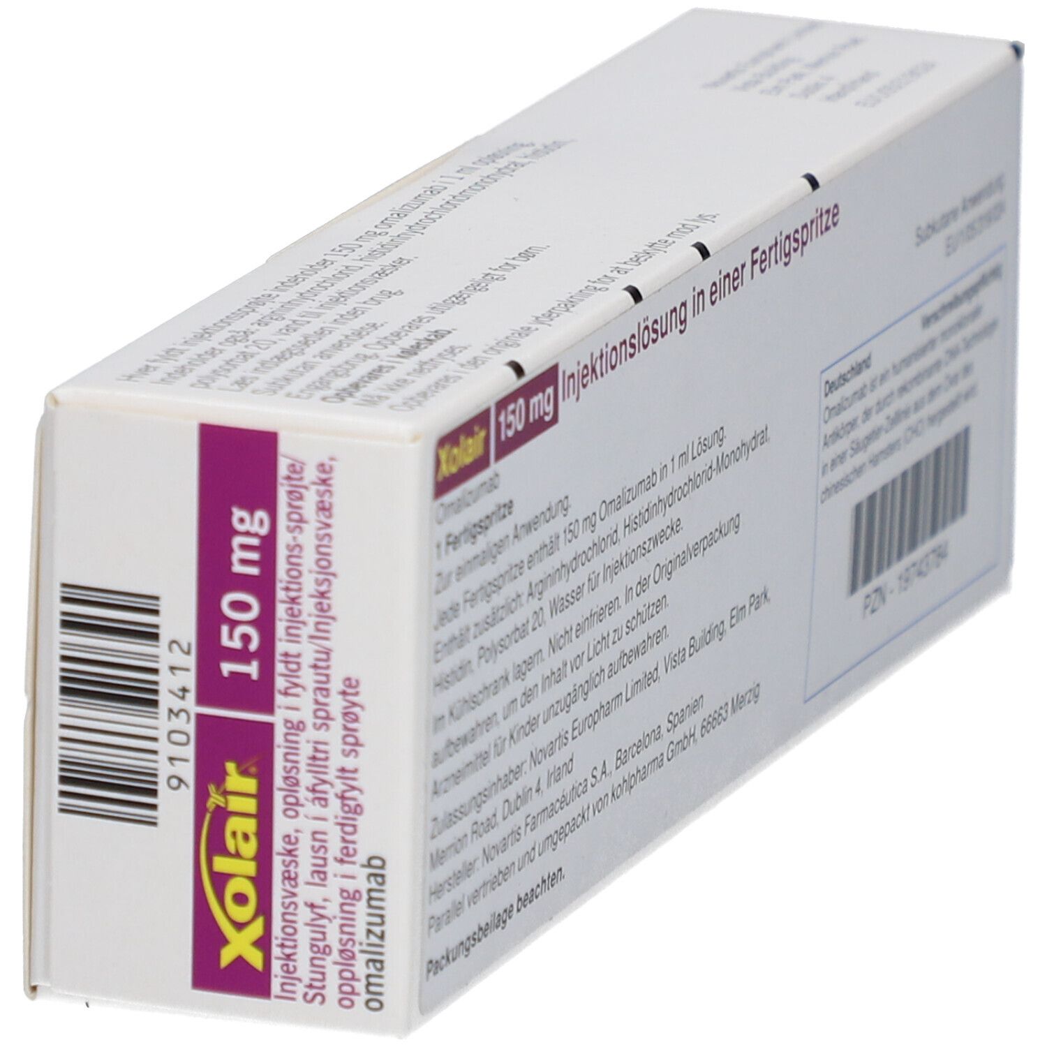 XOLAIR 150 mg Injektionslösung i.e.Fertigspritze