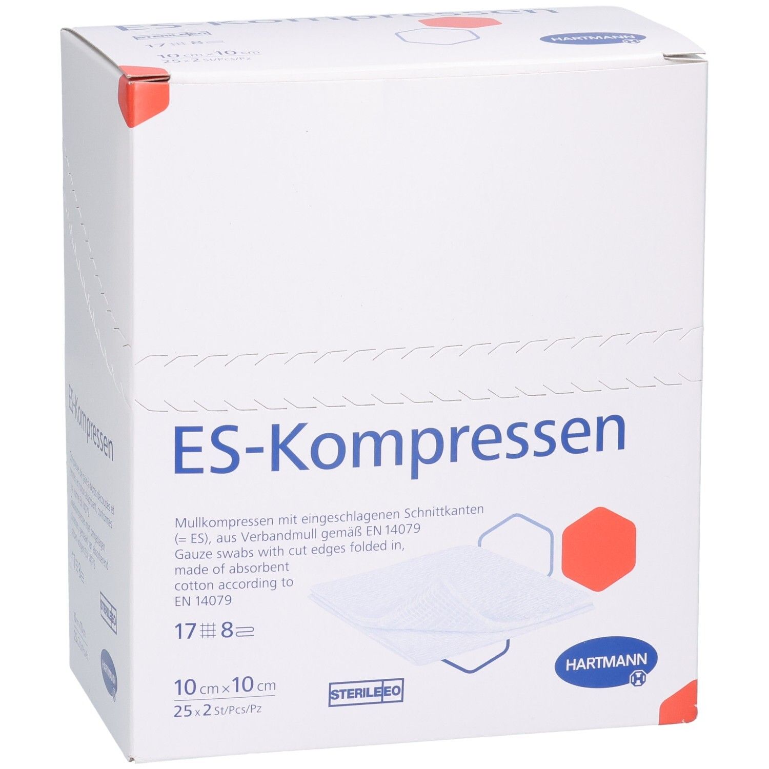 Hartmann ES-Kompressen Verpackung.