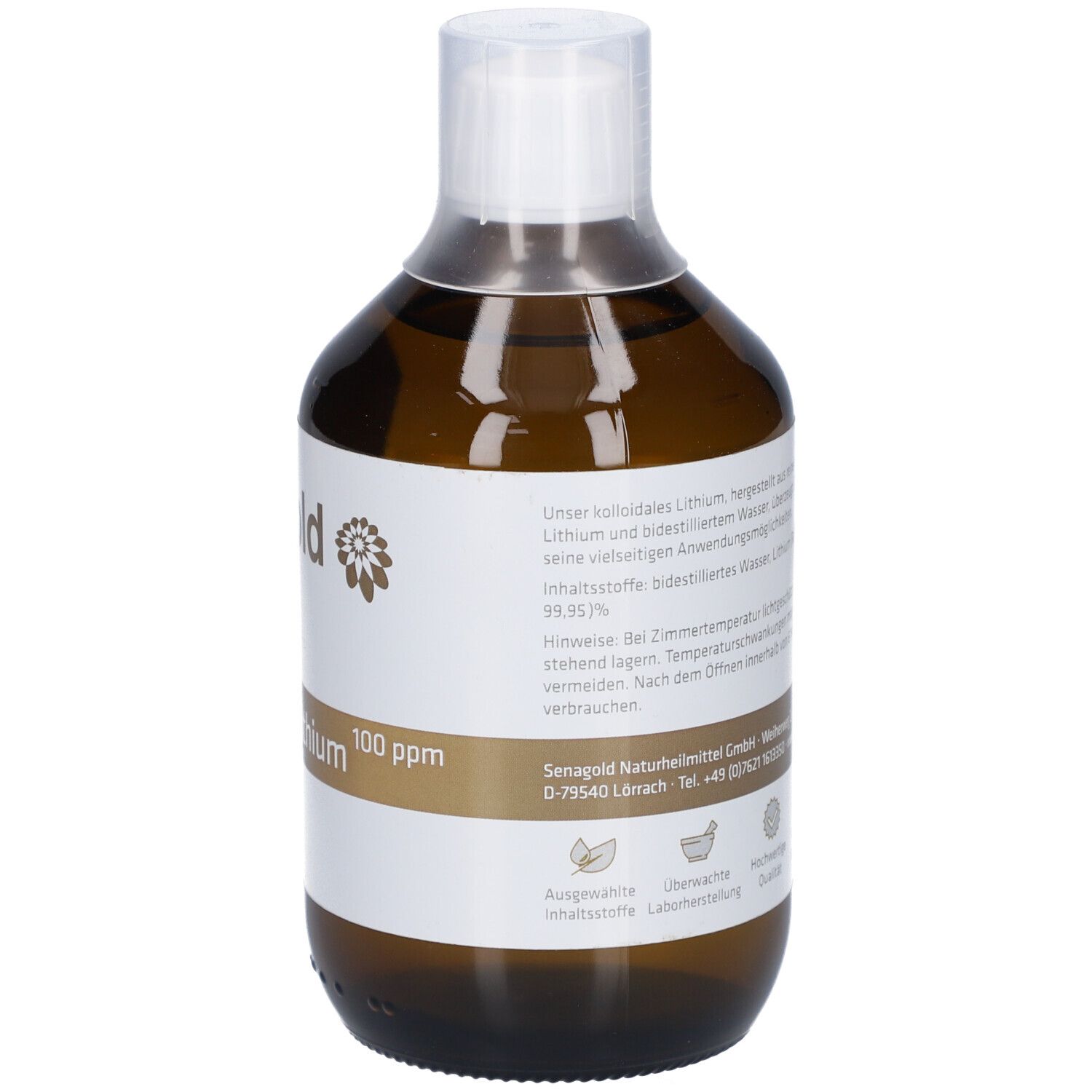 Senagold Kolloidales Lithium 100 ppm