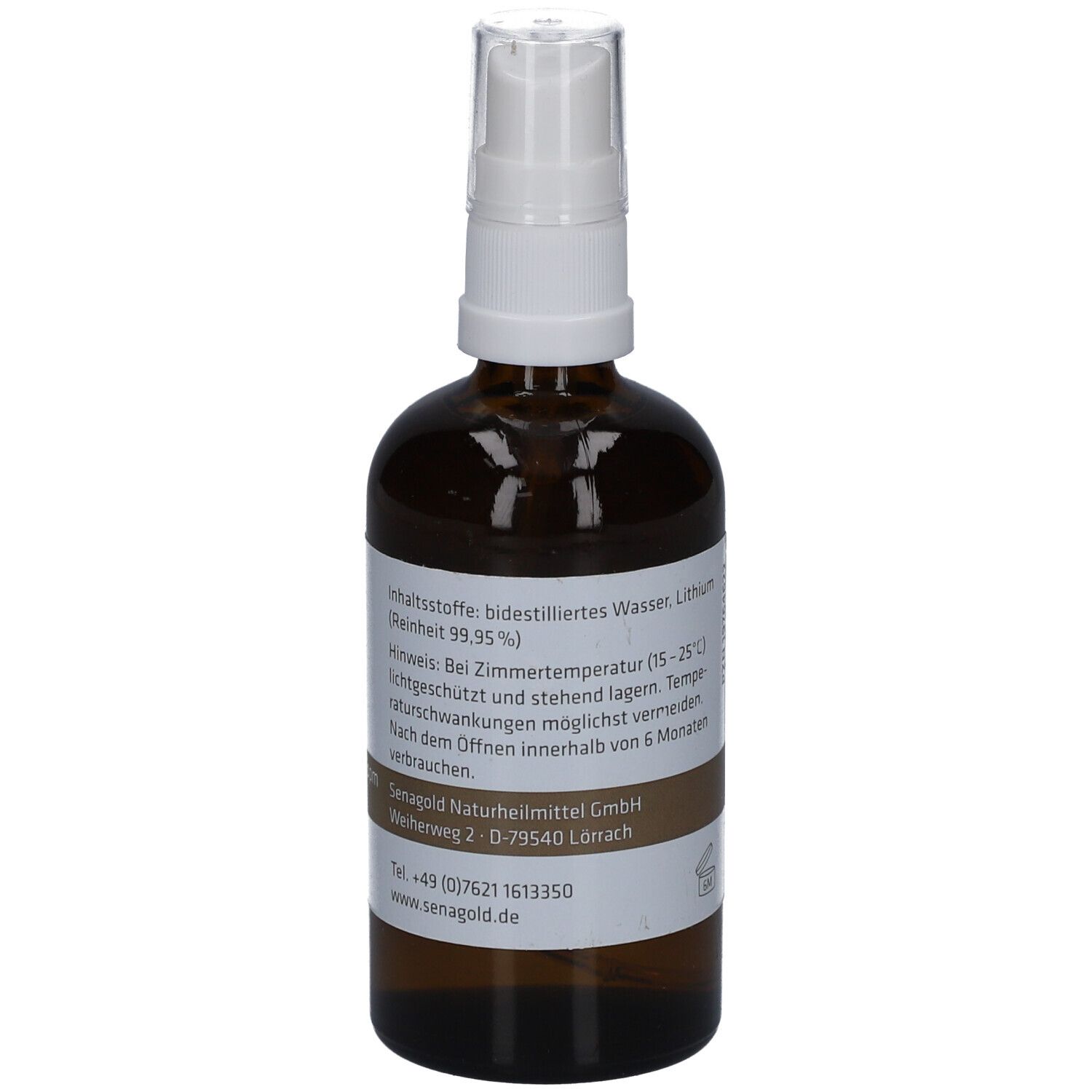 Senagold Kolloidales Lithium 100 ppm