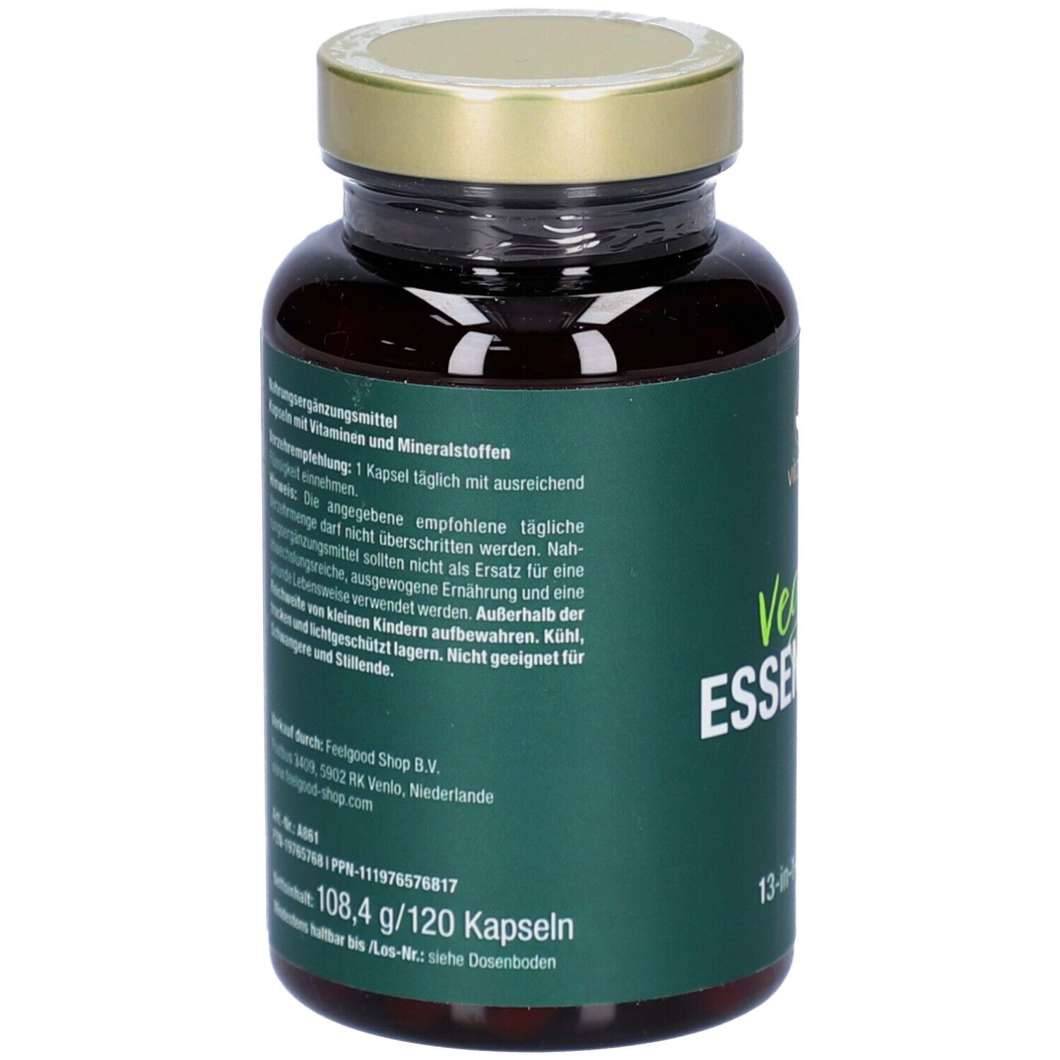 vitactiv Vegan Essentials 13-in-1-Komplex Kapseln mit Vitaminen und Mineralstoffen