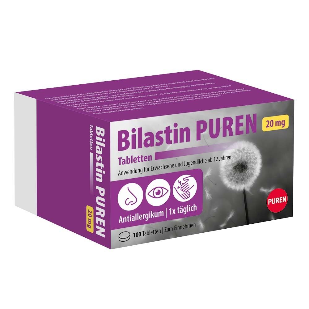 Bilastin Puren 20 mg Tabletten 100 St