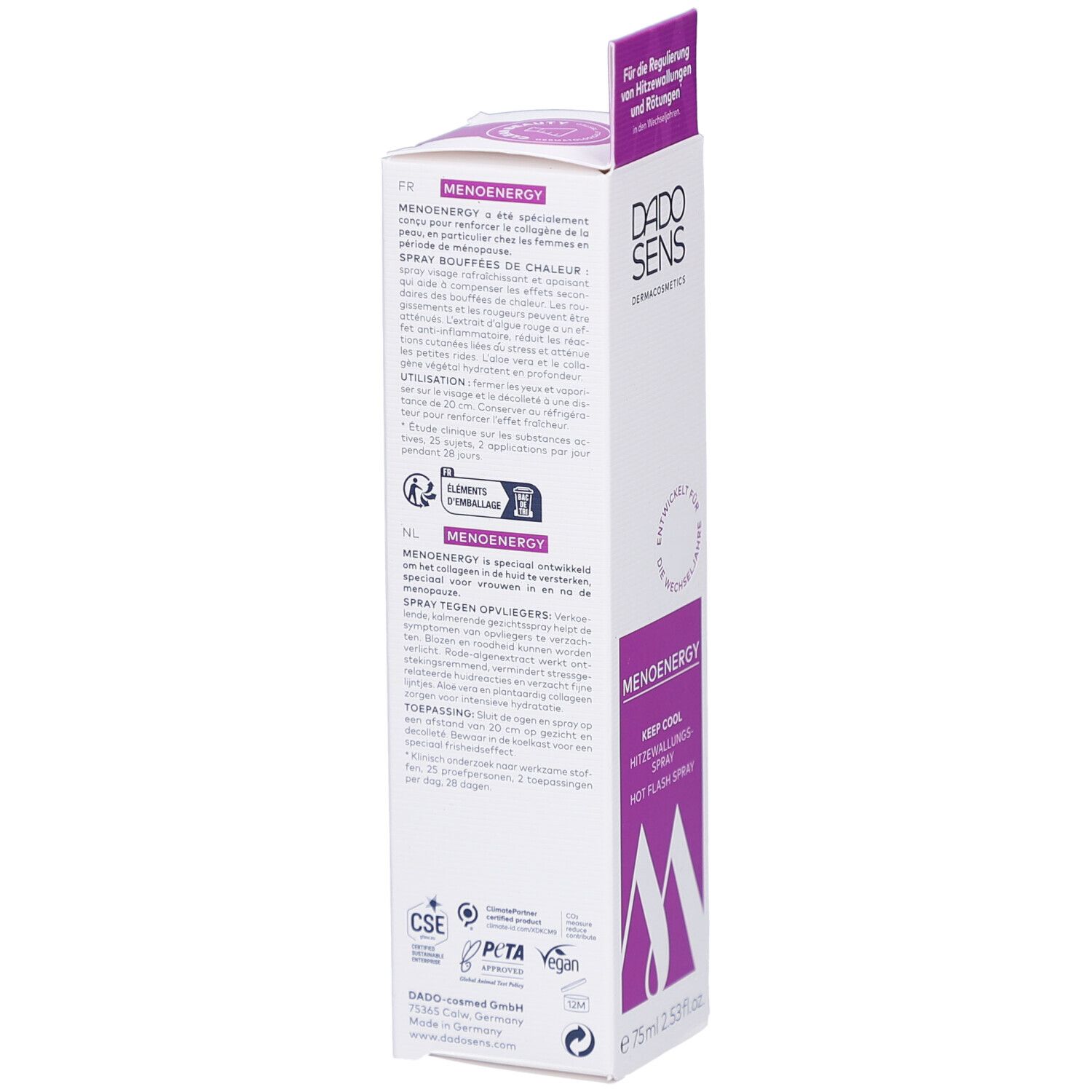 DADOSENS MENOENERGY KEEP COOL Hitzewallungsspray