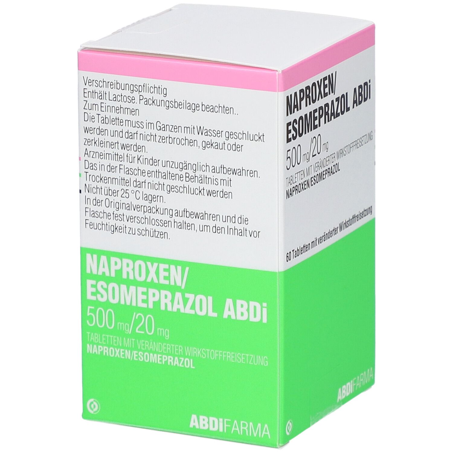 NAPROXEN/Esomeprazol Abdi 500 mg/20 mg TVW