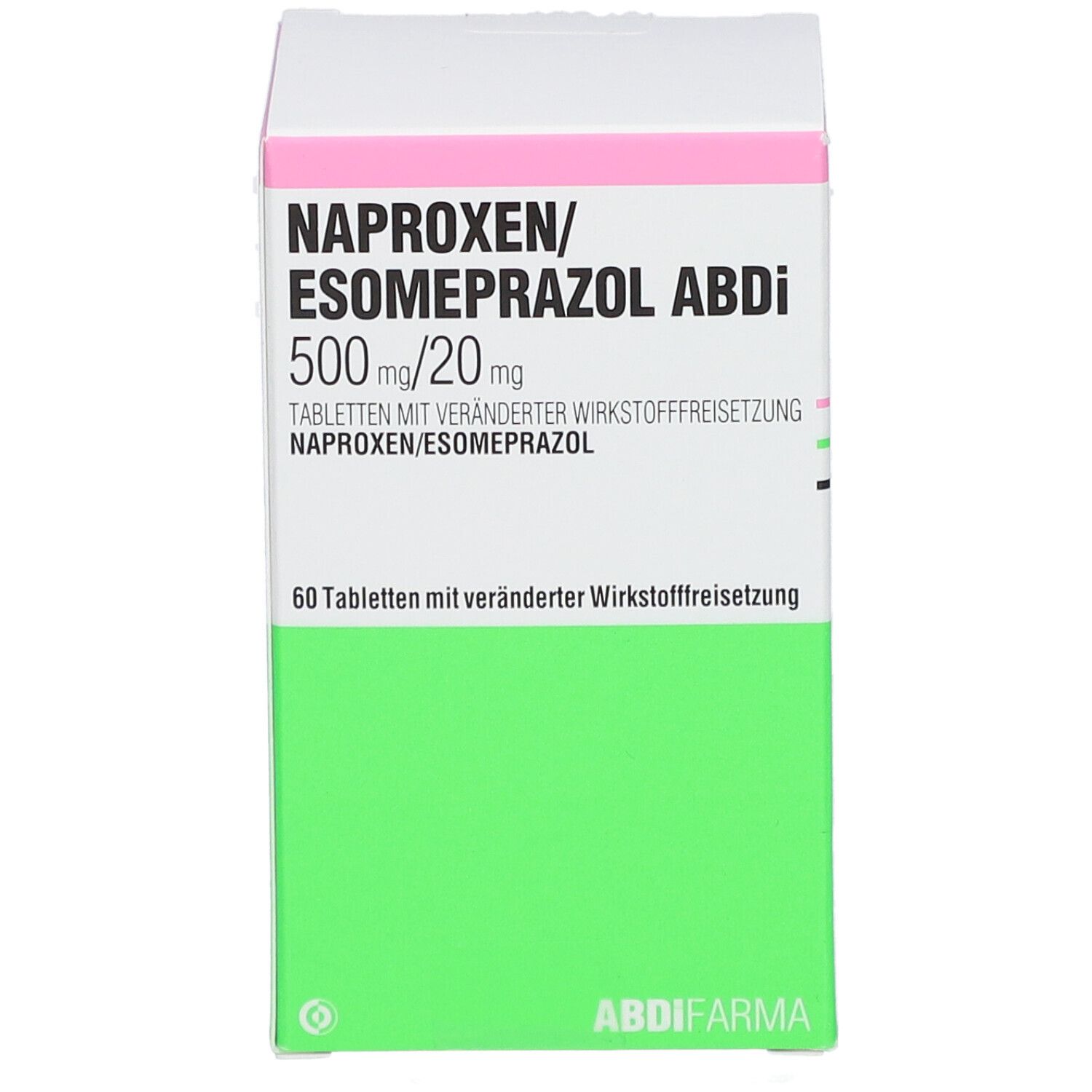 NAPROXEN/Esomeprazol Abdi 500 mg/20 mg TVW