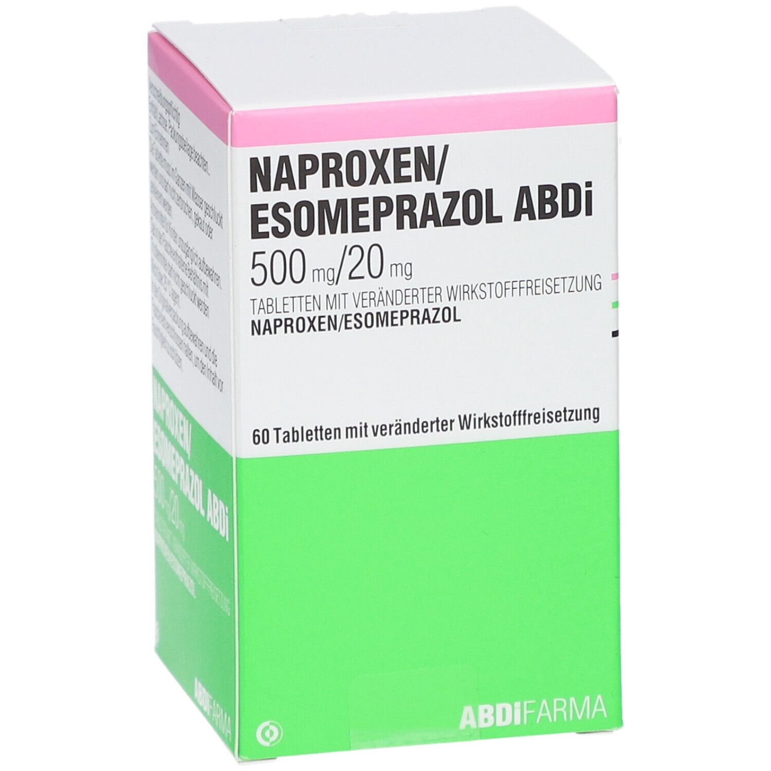 NAPROXEN/Esomeprazol Abdi 500 mg/20 mg TVW
