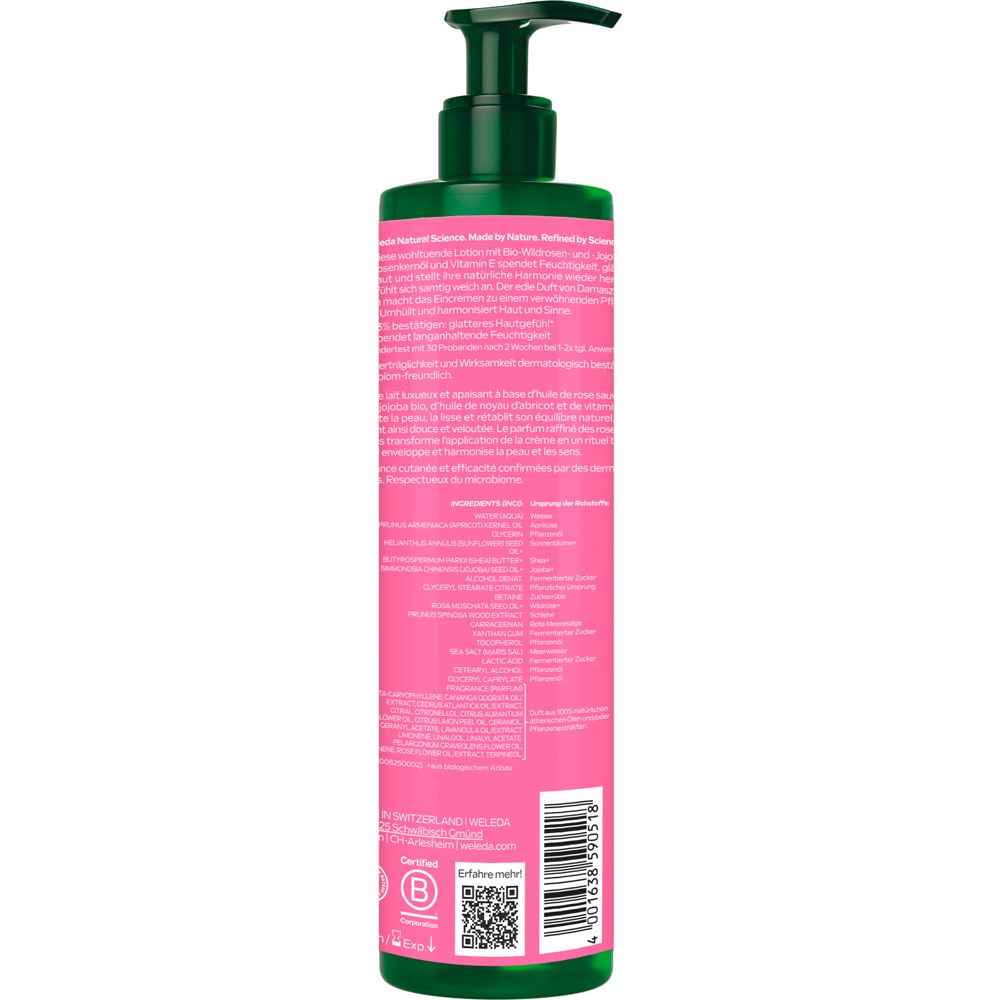 Weleda Glättende Bodylotion – 24h Feuchtigkeit, Pflege & Geschmeidigkeit für samtig glatte Haut