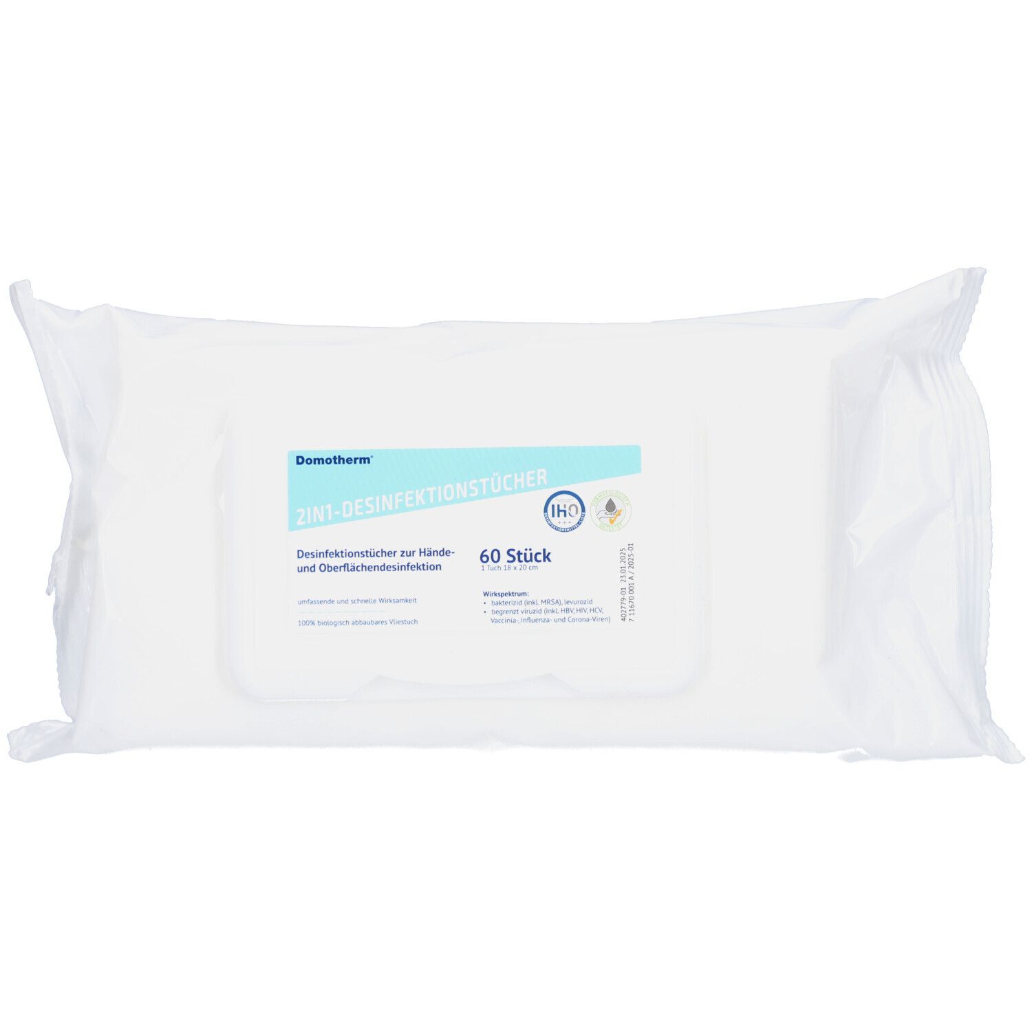 Domotherm® 2in1-Desinfektionstücher