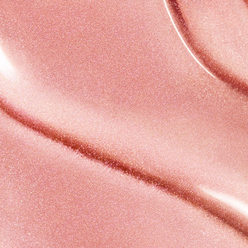 Nahaufnahme von rosa, glitzernder Flüssigkeit. Glänzende Textur.