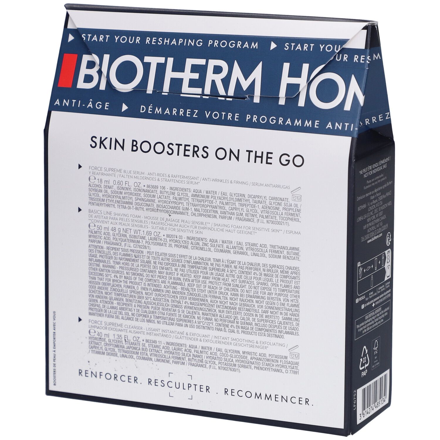 Biotherm Homme Skin Boosters On The Go Set