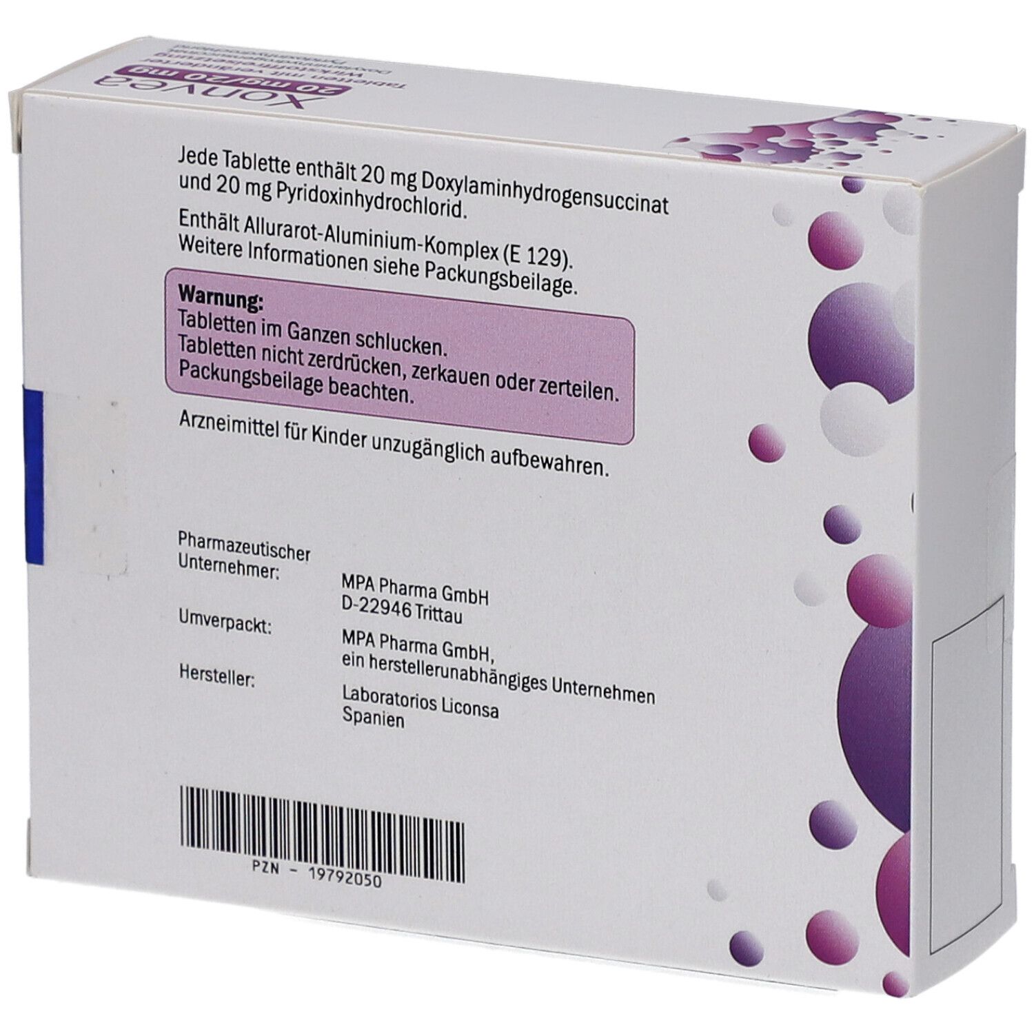 XONVEA 20 mg/20 mg Tabl.m.veränd.Wirkst.-Freis.