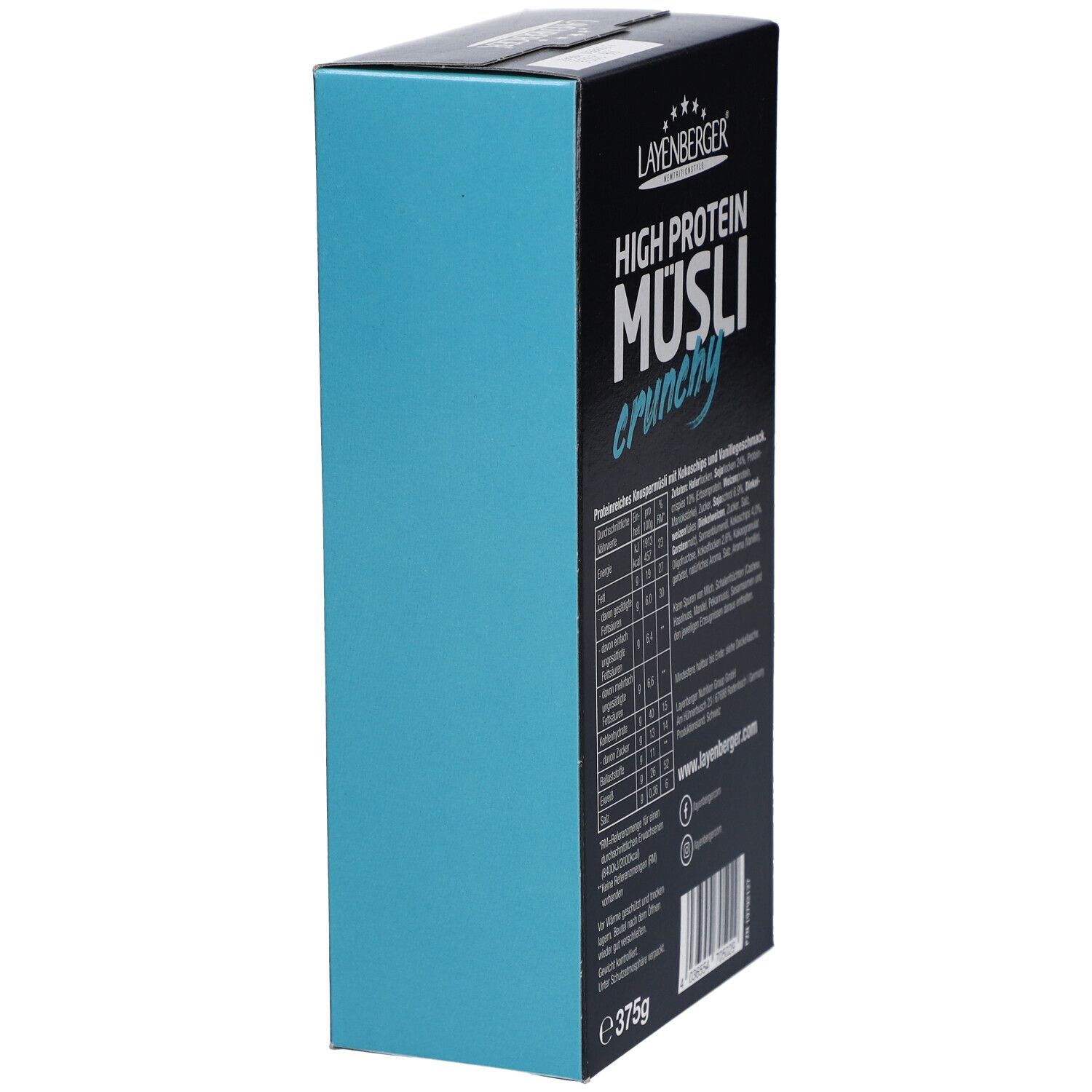Layenberger High Protein Crunchy Müsli Kokos-Vanille Geschmack