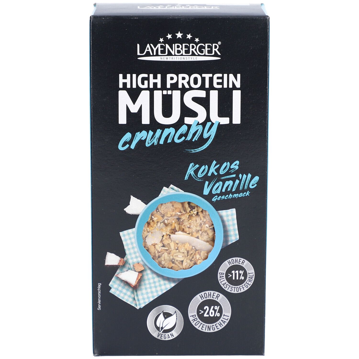 Layenberger High Protein Crunchy Müsli Kokos-Vanille Geschmack