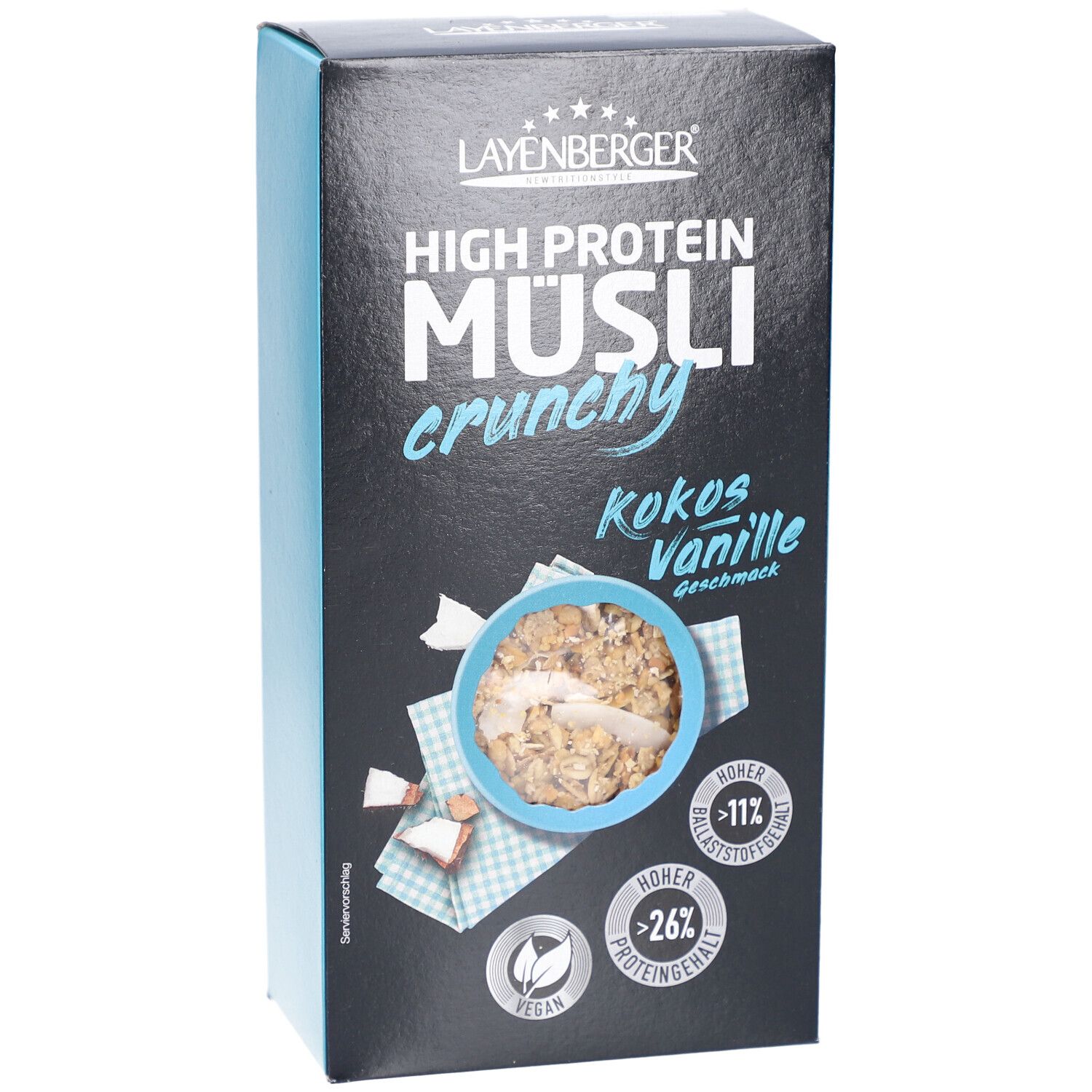 Layenberger High Protein Crunchy Müsli Kokos-Vanille Geschmack