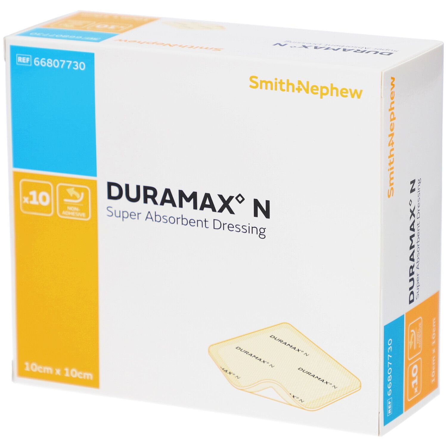 Duramax N superabsorbierender Wundverband 10x10 cm 10 St Verband