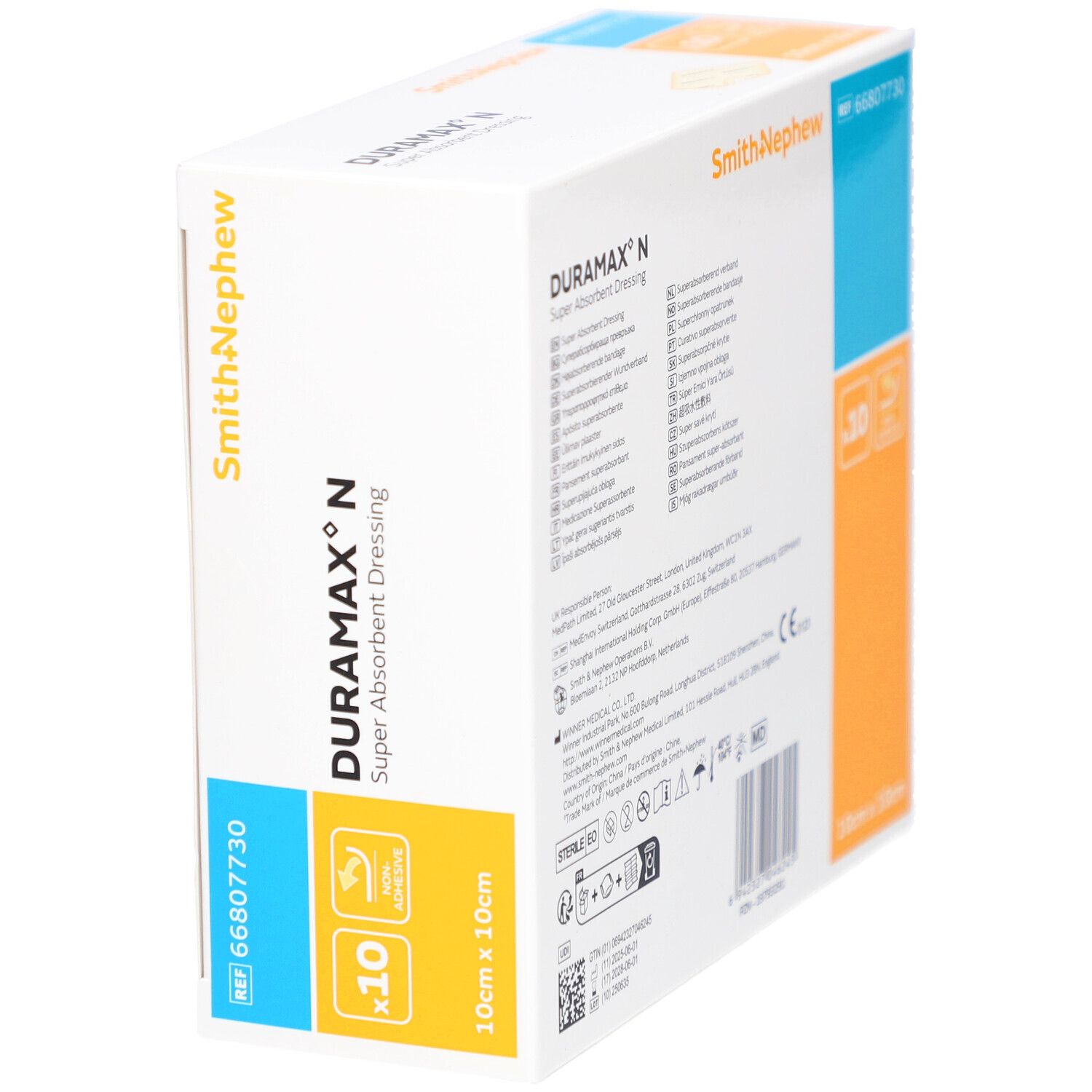 DURAMAX N Superabsorbierender Wundverband 10 x 10 cm