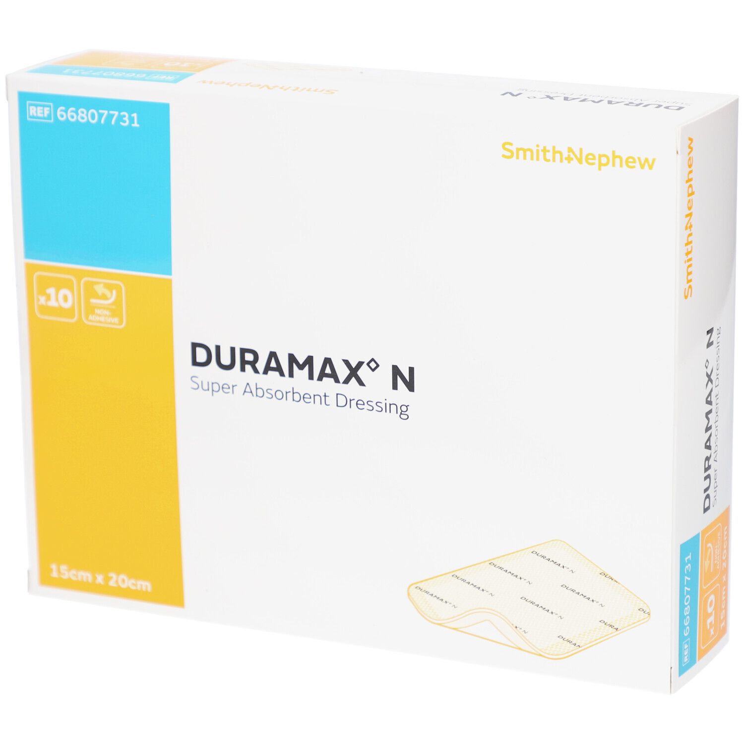 Duramax N superabsorbierender Wundverband 15x20 cm 10 St Verband