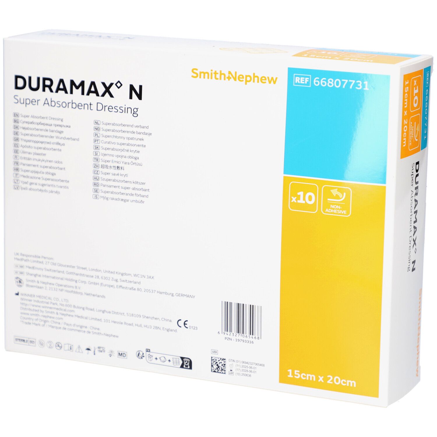 DURAMAX N Superabsorbierender Wundverband 15 x 20 cm