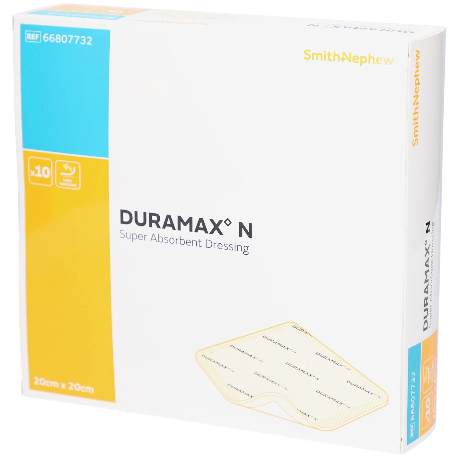 Duramax N superabsorbierender Wundverband 20x20 cm 10 St Verband