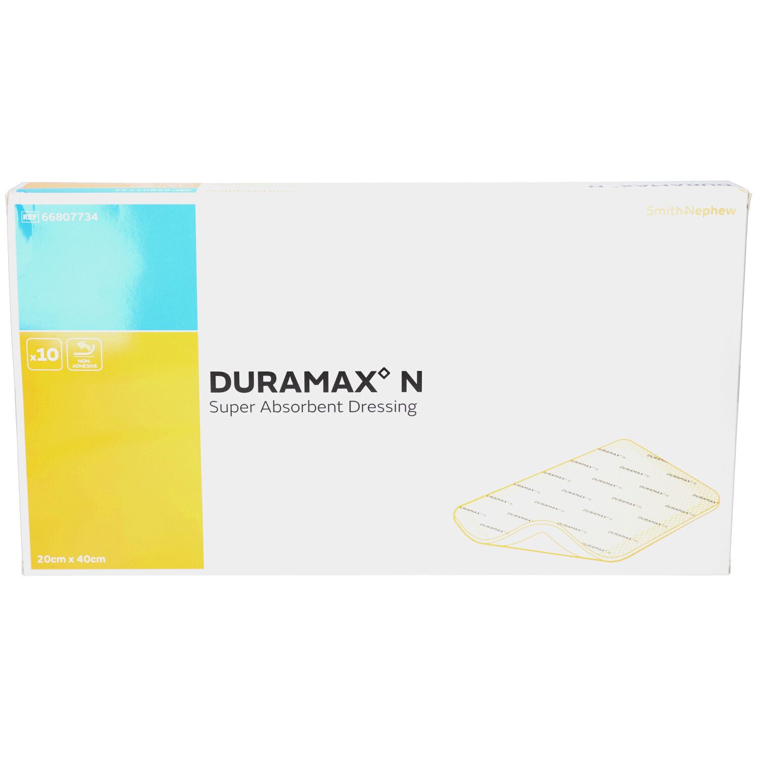 Duramax N superabsorbierender Wundverband 20x40 cm 10 St Verband