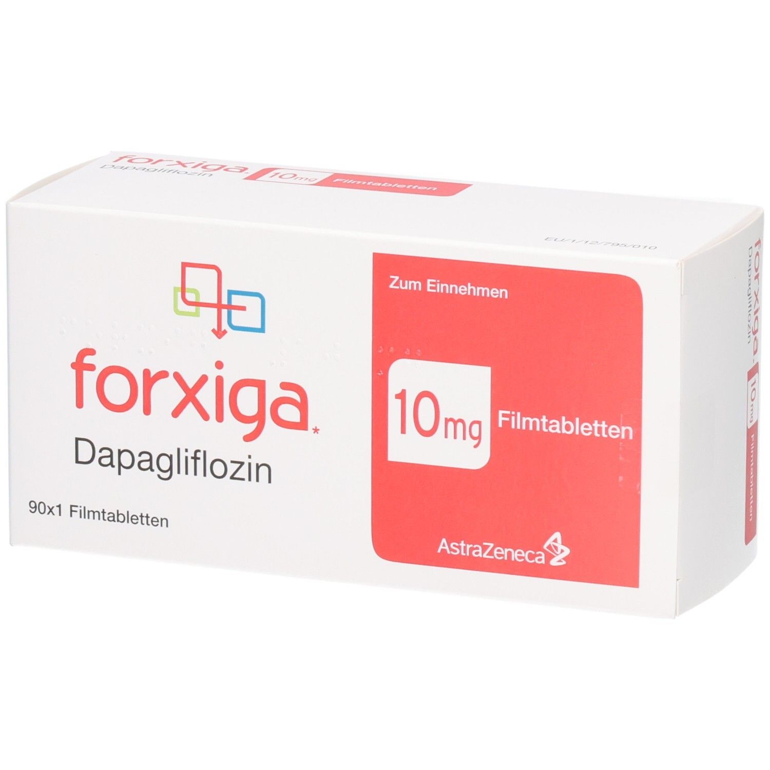 Forxiga 10mg Filmtabletten, 90 Stück.