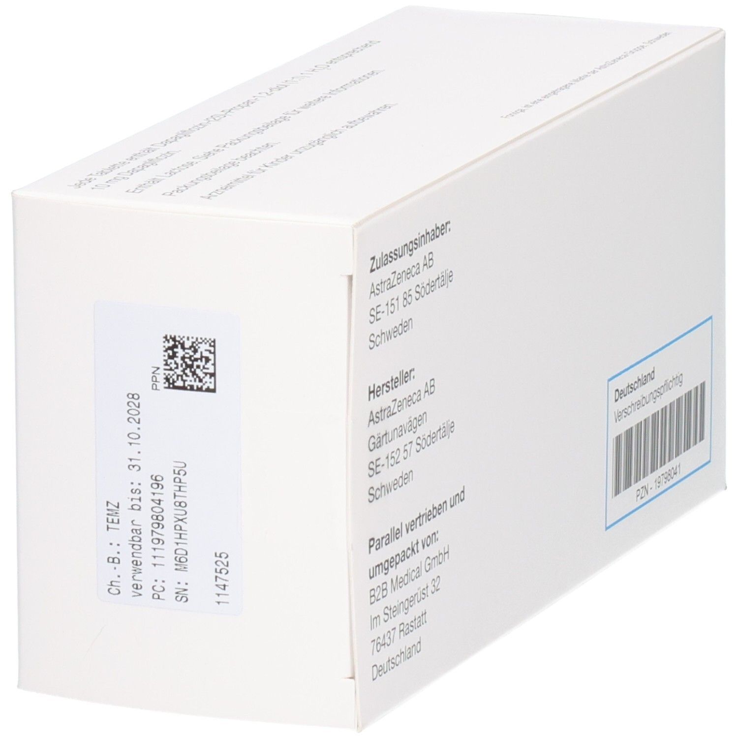 Nutricia Trinknahrung, 4 x 200 ml.
