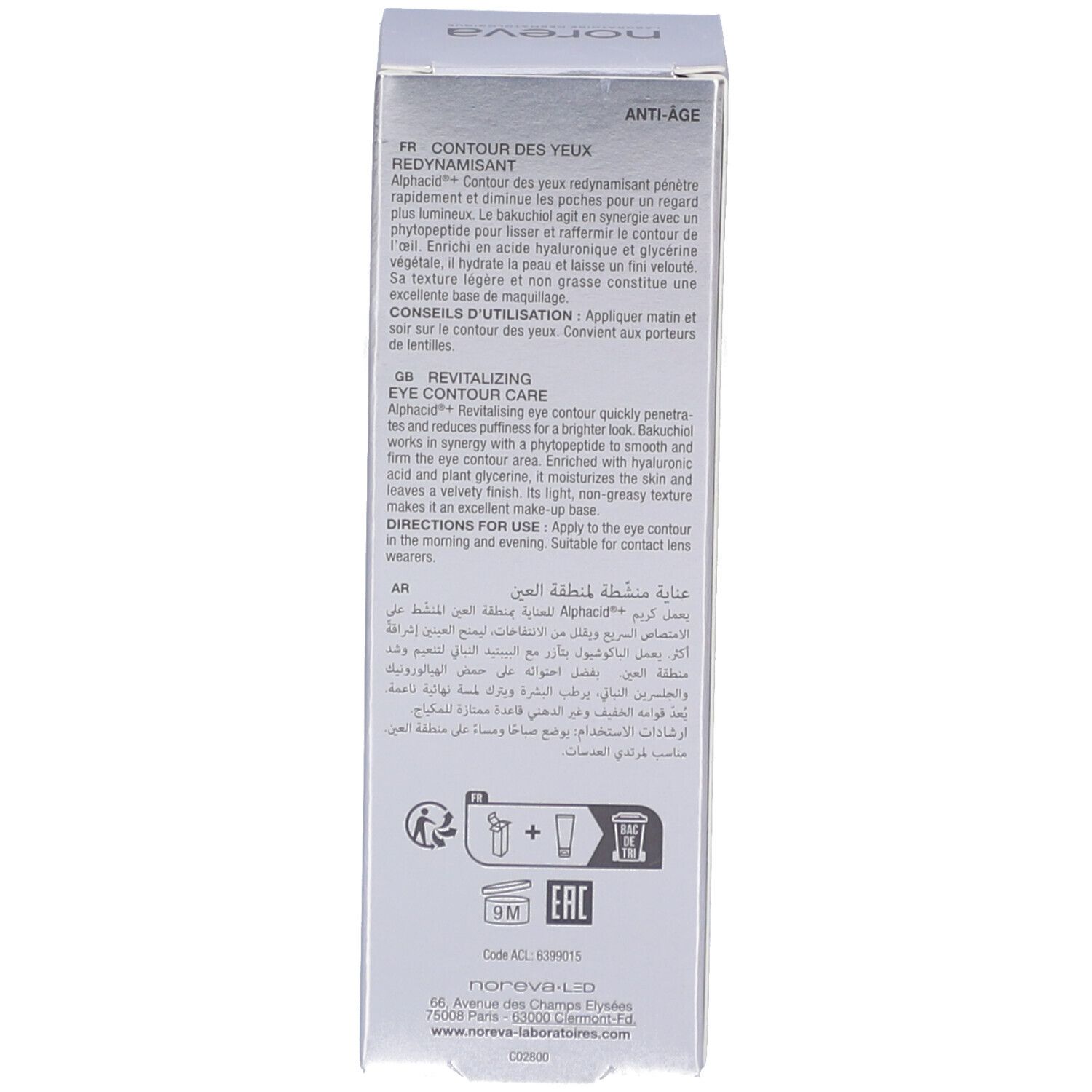 Noreva® Alphacid+ Augenkonturgel