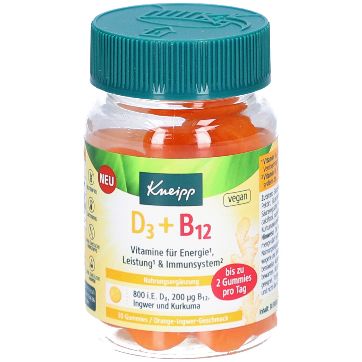 Kneipp Vitamin D3+B12 Gummies 30 St Gummibärchen